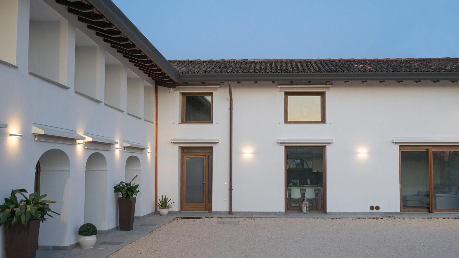 villa di campagna dopo la ristrutturazione