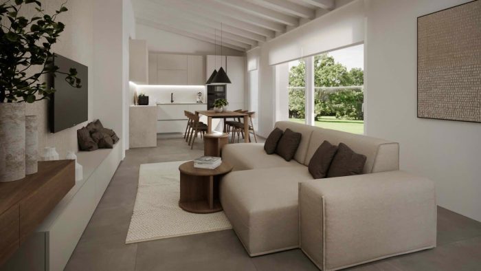 villa 2 camere zona living vial turco pordenone