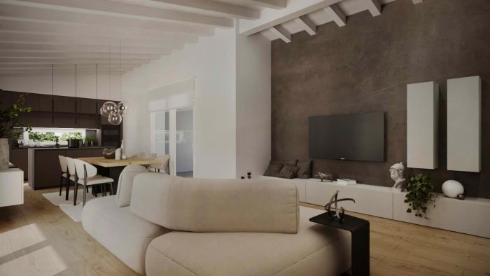 villa 3 camere soggiorno vial turco pordenone